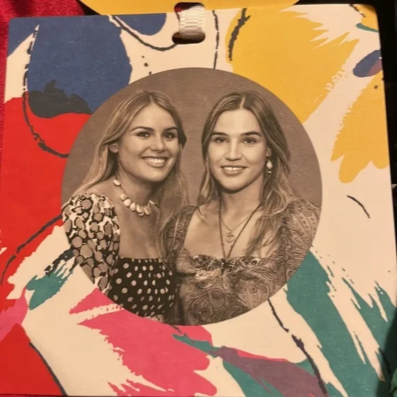 RIXO x Target Multi Floral Linen, Puff Sleeve Dress, Size 8 - Picture 10 of 11